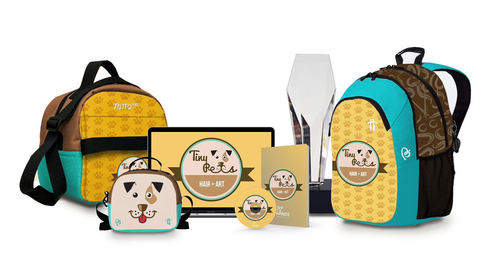 PACK TINY PETS + TROFEO